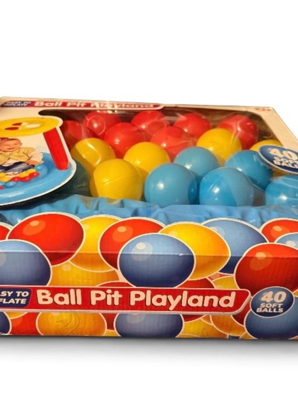 Inflatable Ball Pit Playland ~ 40 Soft Balls~ Activity Center ~ Indoor & Outdoor
